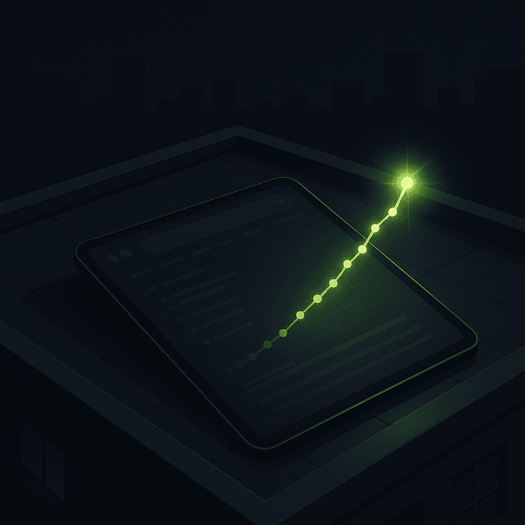 local seo for roofing companies - SEO results visualization