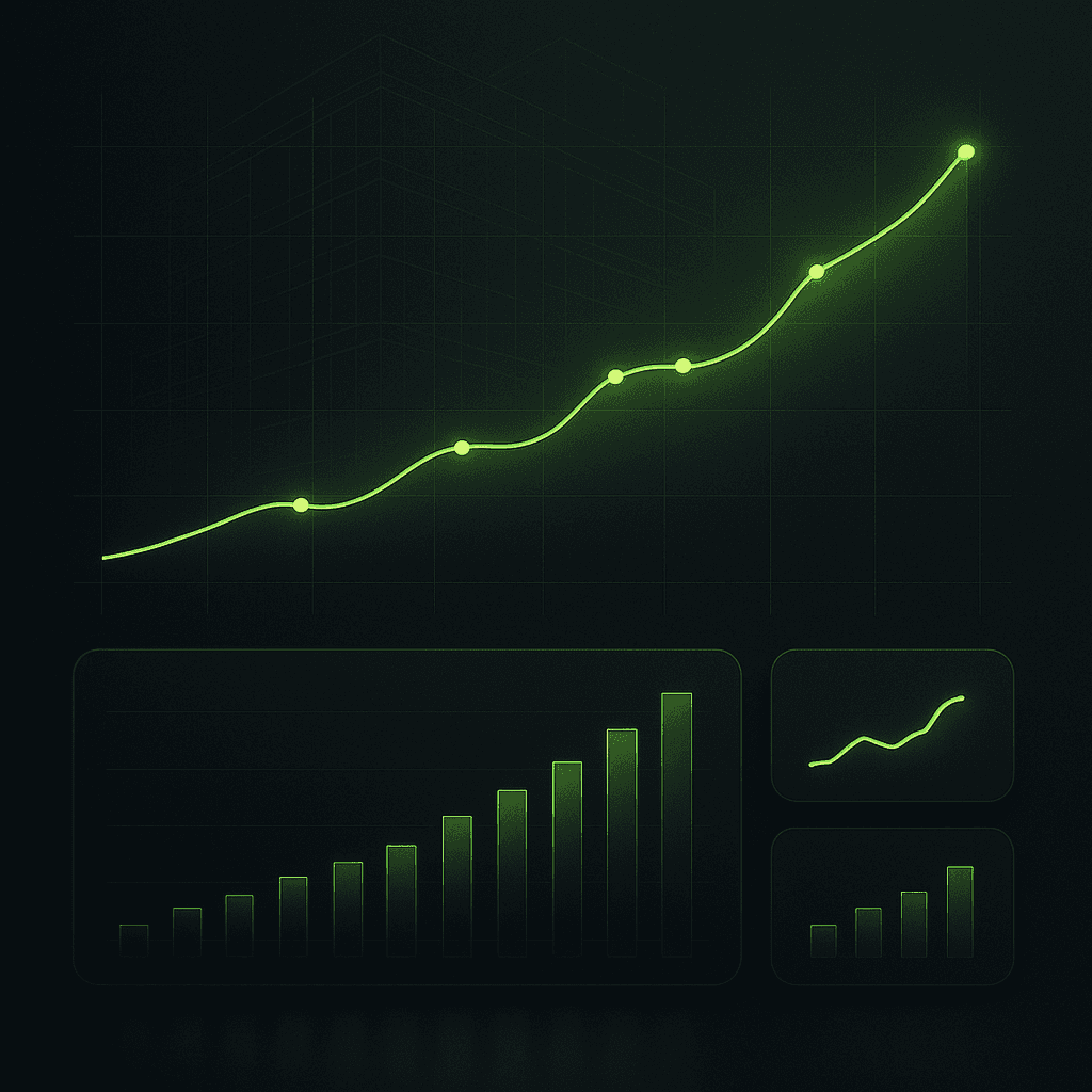 SEO for Architecture Firms - search volume and keyword data visualization