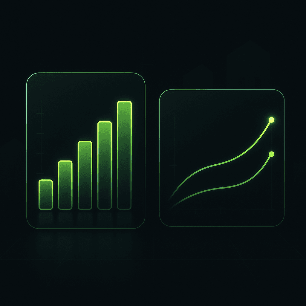 SEO for Property Managers - search volume and keyword data visualization